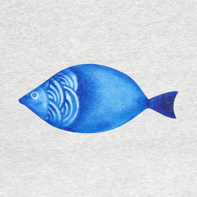 Blue fish by shoko